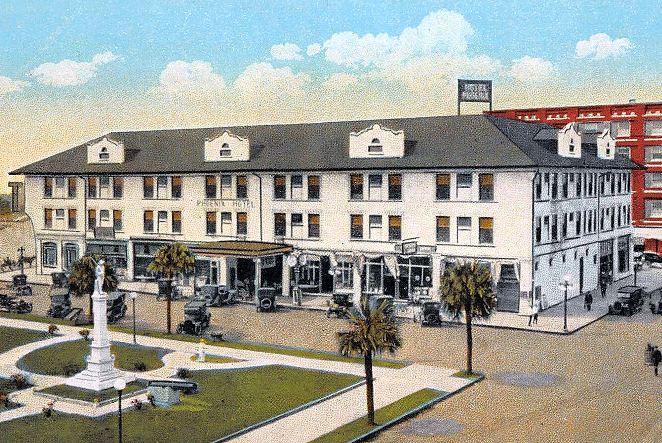 Vintage view from the northeast