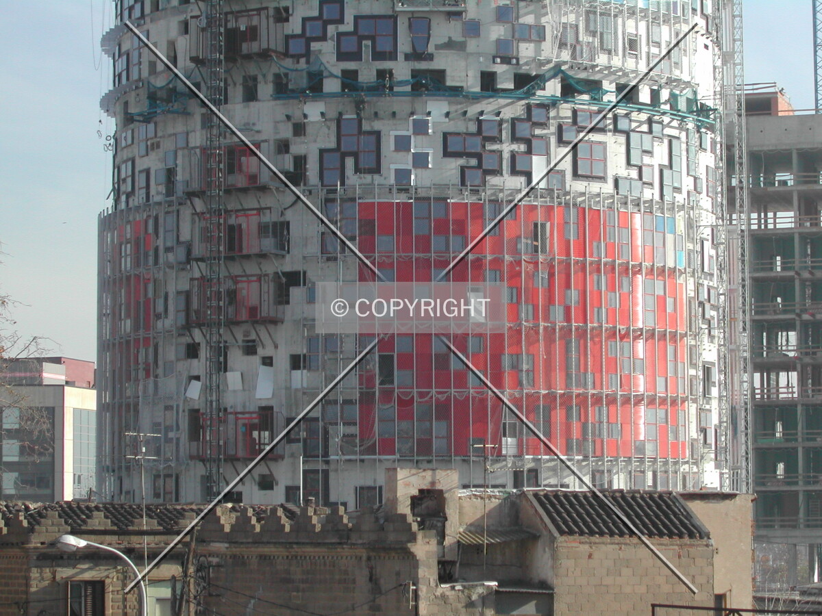 Close view of the base