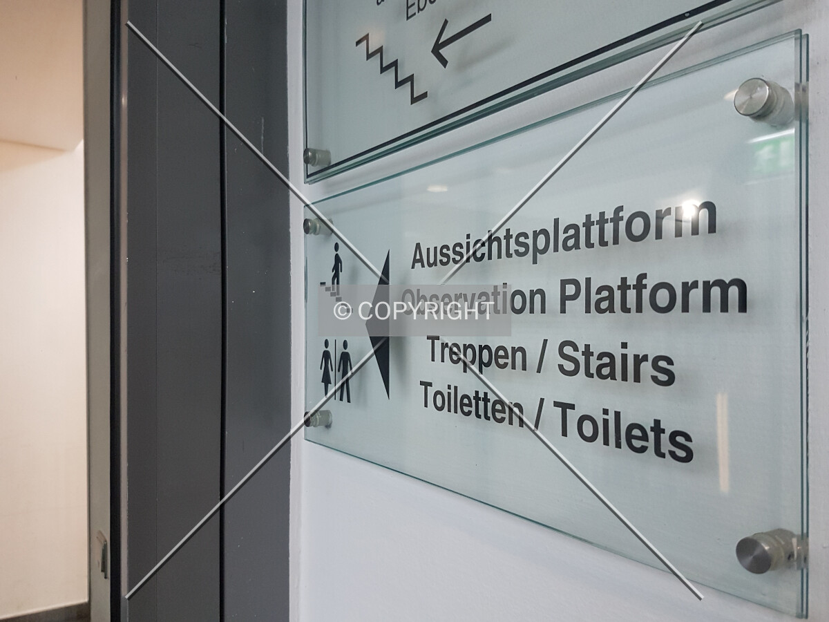 Observation Platform sign