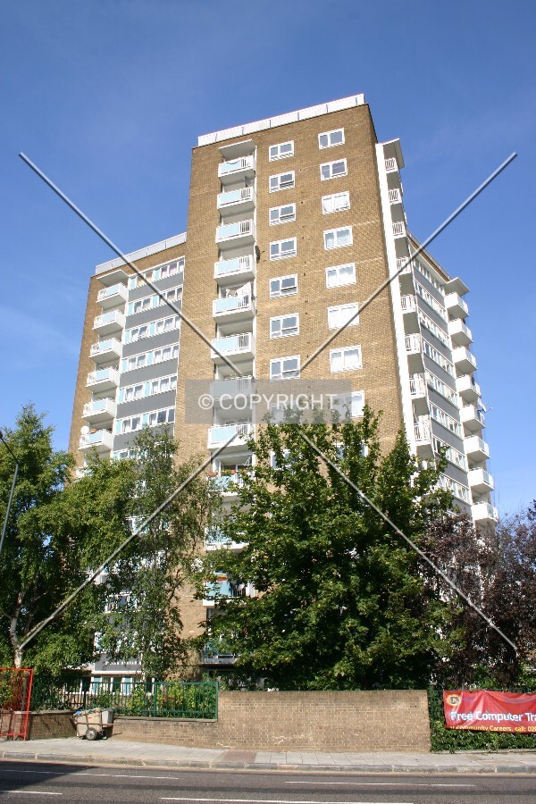 Side view from Carlton Vale