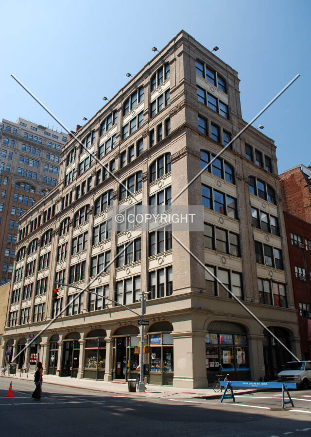 Viewed along Lafayette Street