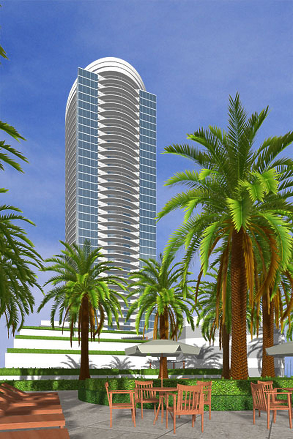 Rendering of the side