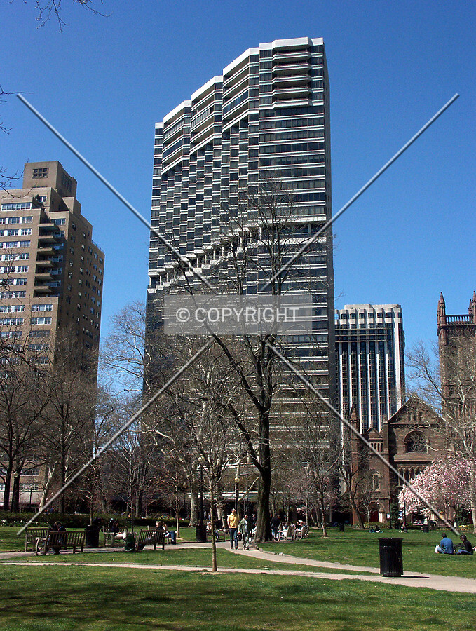 View from east across Rittenhouse Square