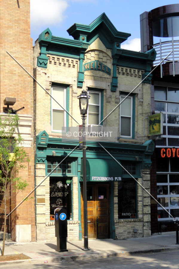 From across North Water Street to the southeast