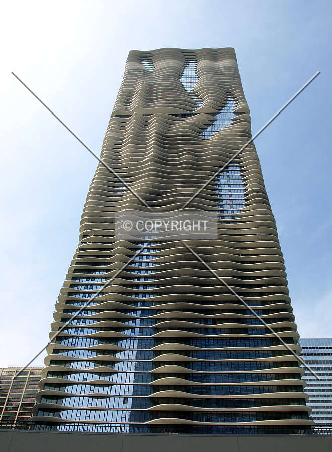 Looking up from the south