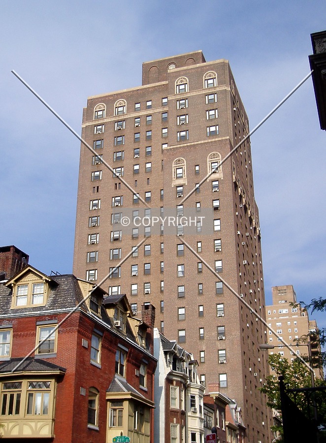 From the west at Locust and South 21st Streets