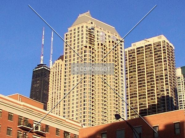 Top of the building from the southwest