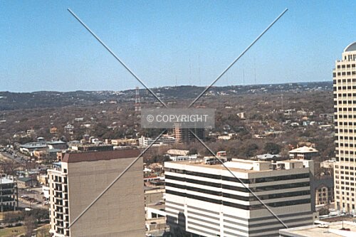 View looking west from 21st floor balcony of 301 Congress