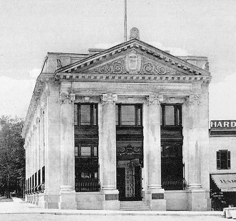 Vintage view from the east showing original construction