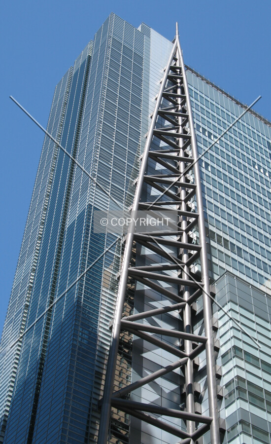 Looking up from the southeast