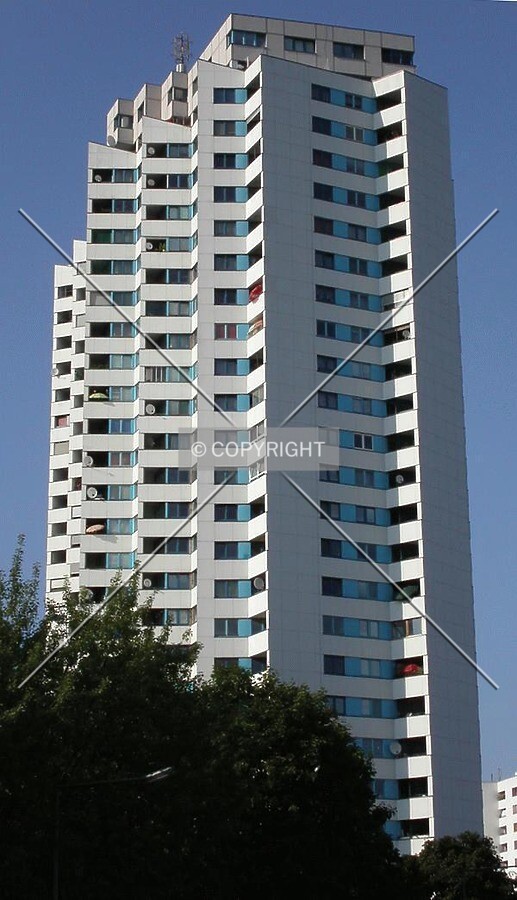 Side view of the building
