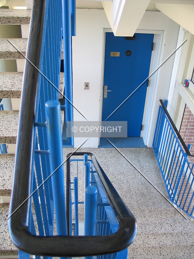 The stairwell