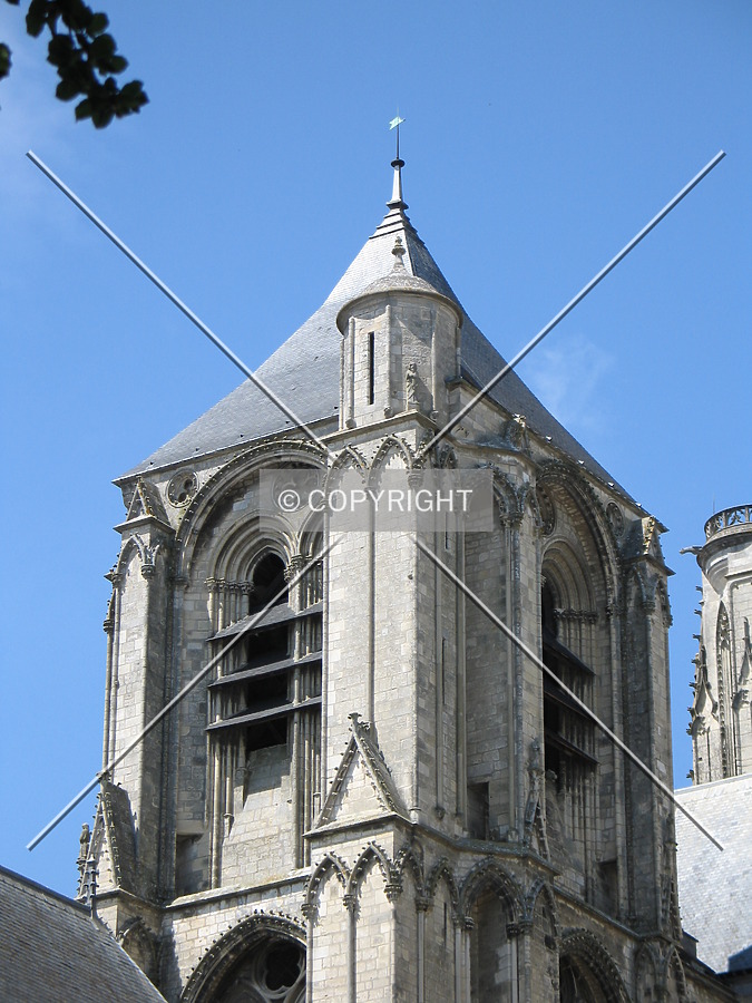 Southern top view of the southern tower