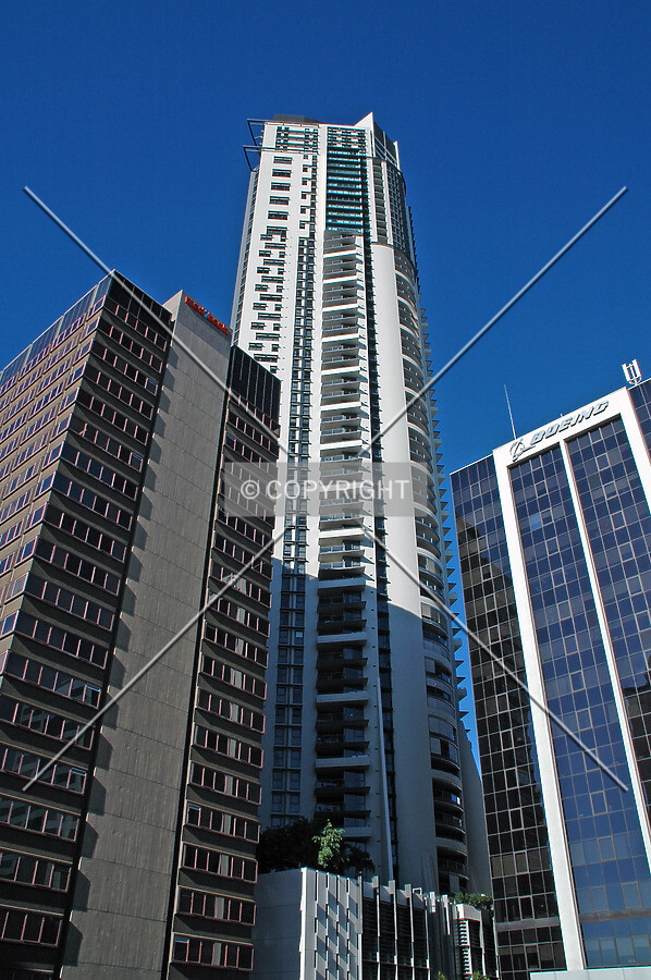 Looking up from Ann Street
