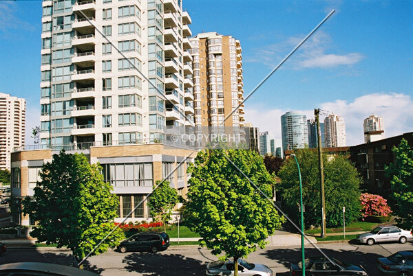 View of the neighboring towers