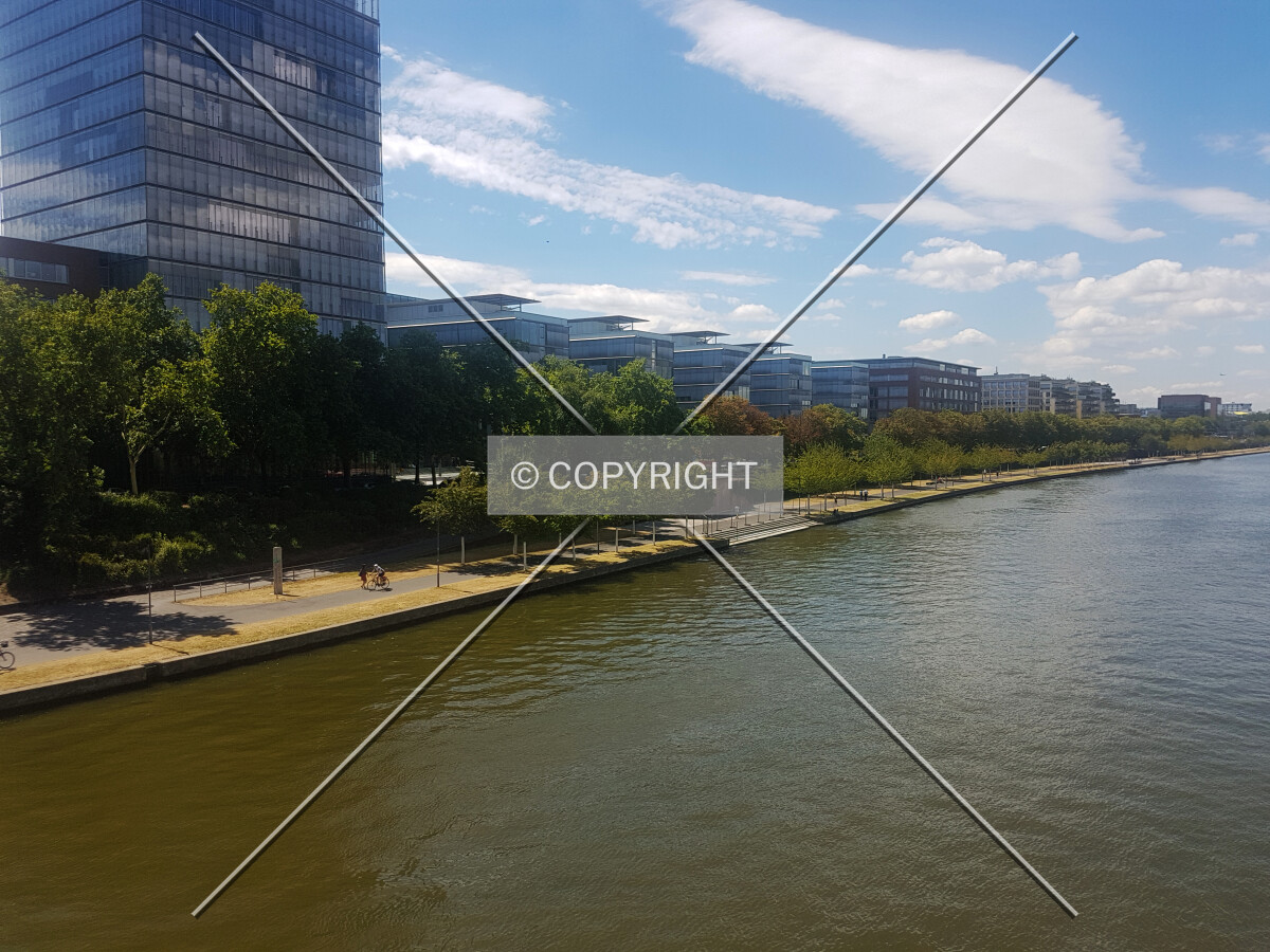 The Main river shore at Allianz-Kai