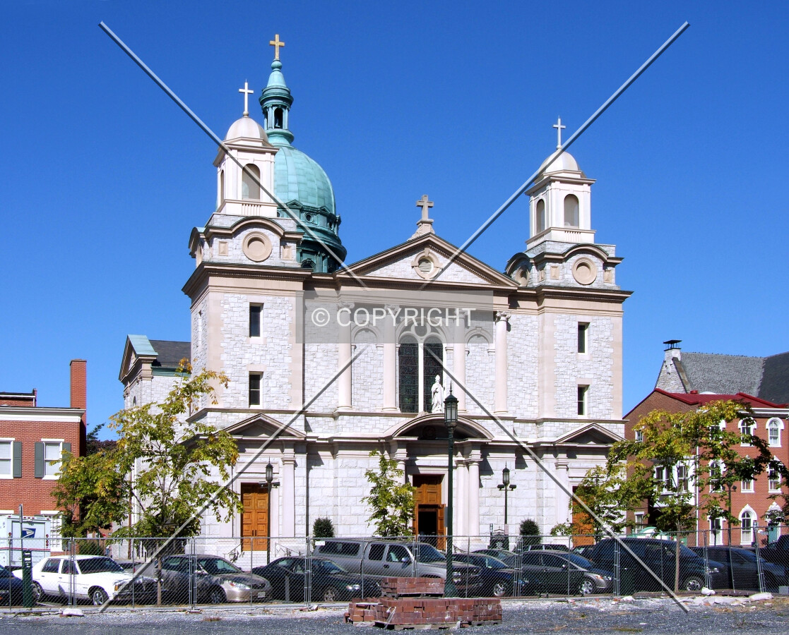 View from the southeast