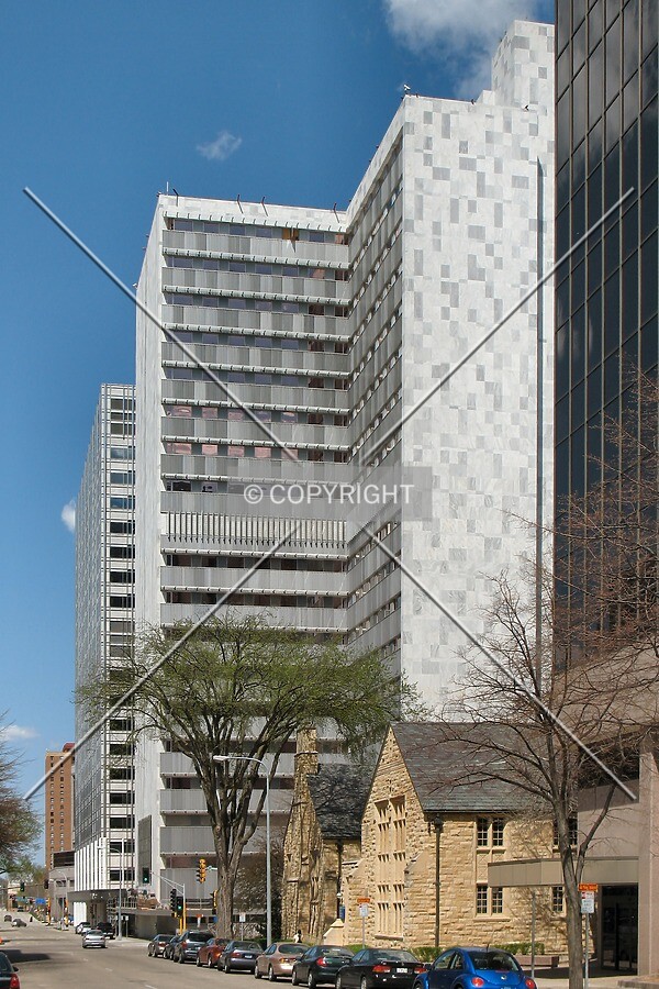 View to the north along 3rd Avenue SW