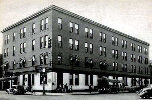 Vintage view from the southeast