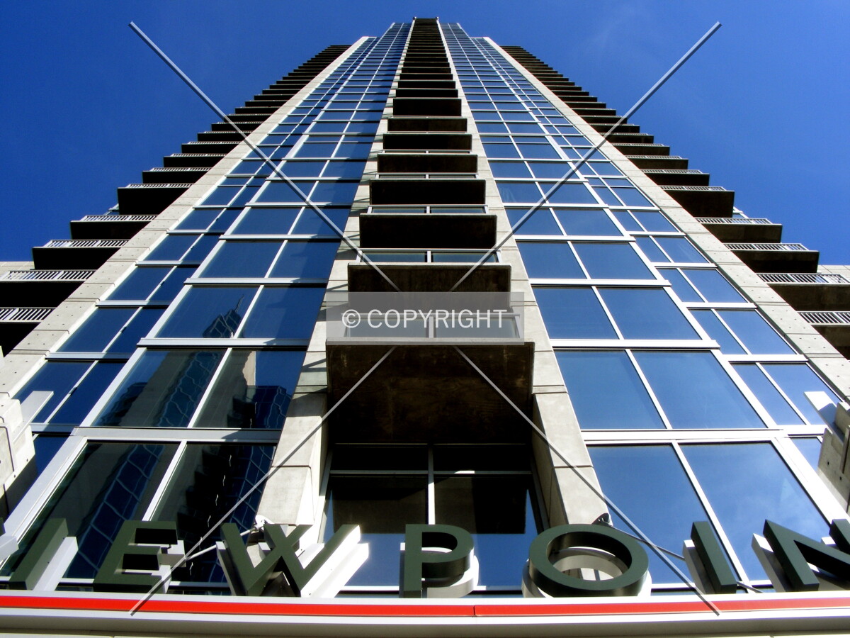 Looking up from main entrance