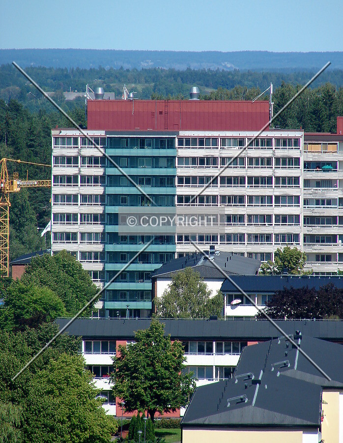 View east from Vrinneviskogen