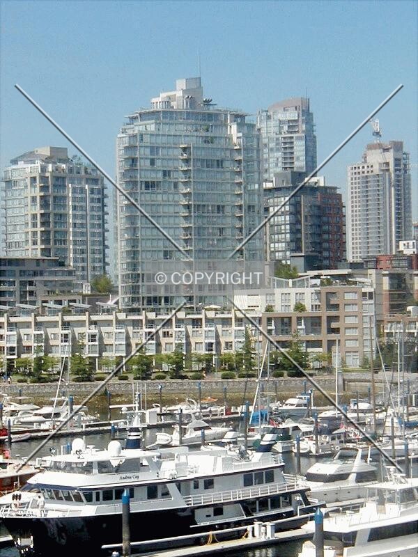 Crestmark from the bridge overlooking the marina