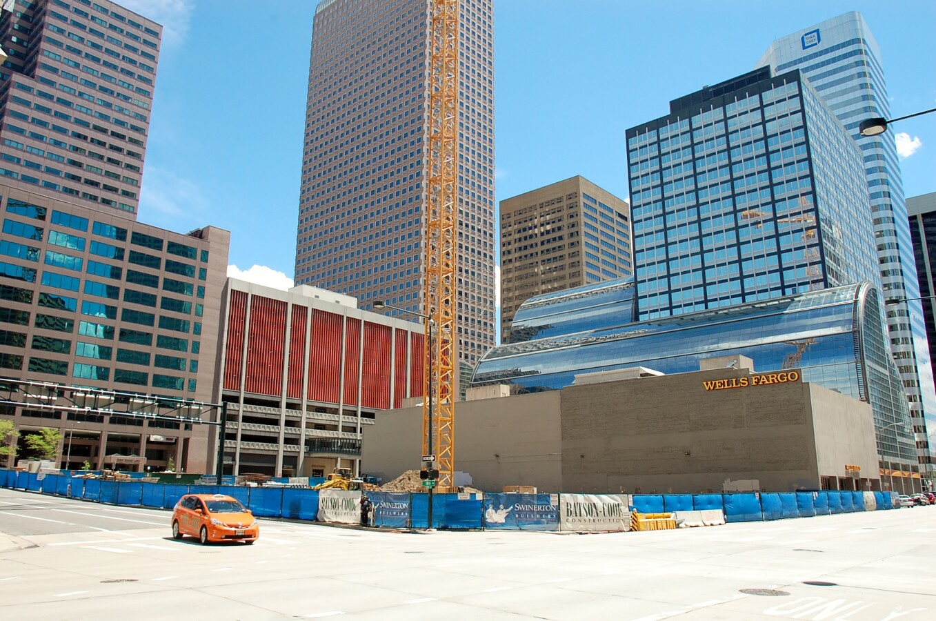 View to the southeast