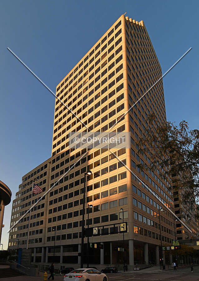 View from the northeast