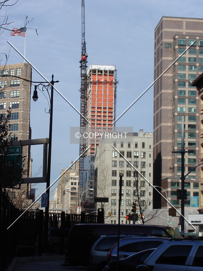 Looking up Varick Street