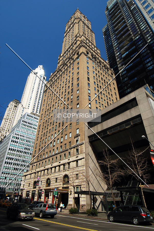 Looking up from East 57th Street