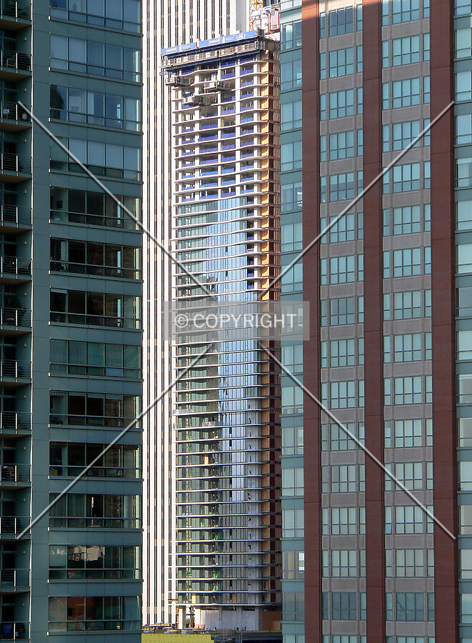 View to the southwest from the North Pier Tower parking structure