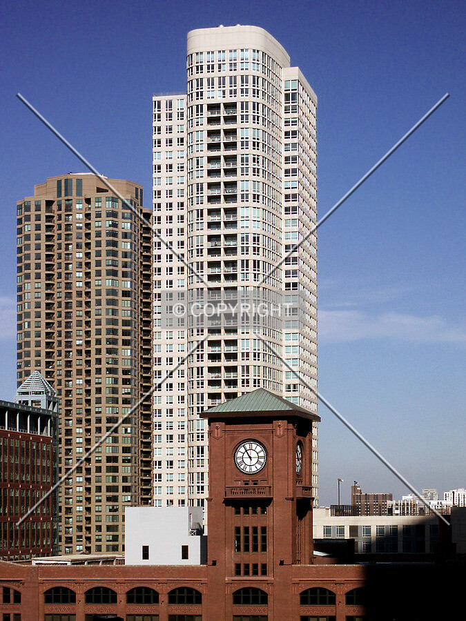 View from the 203 North LaSalle parking garage