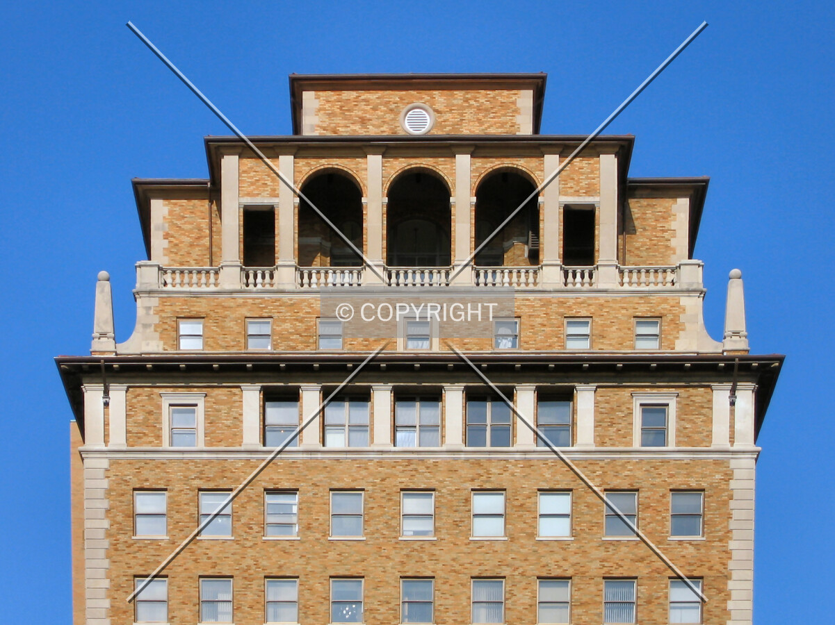 Top floors from the south