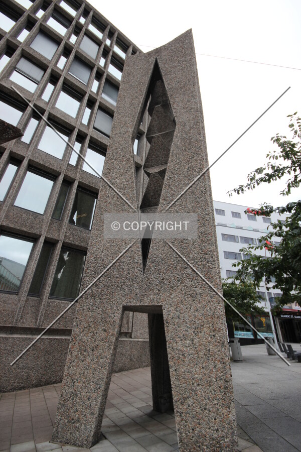 Artwork outside main entrance