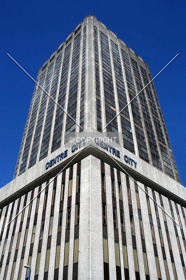 Looking up from Smallbrook Queensway