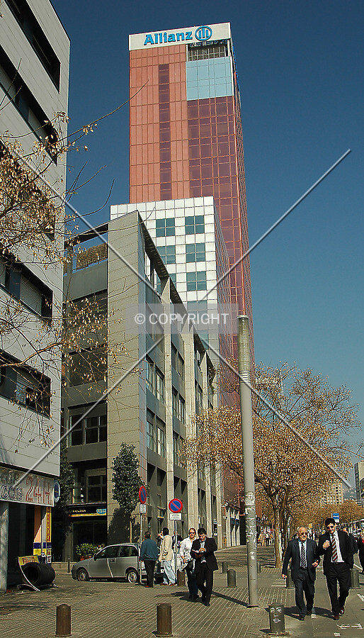 South side of the building