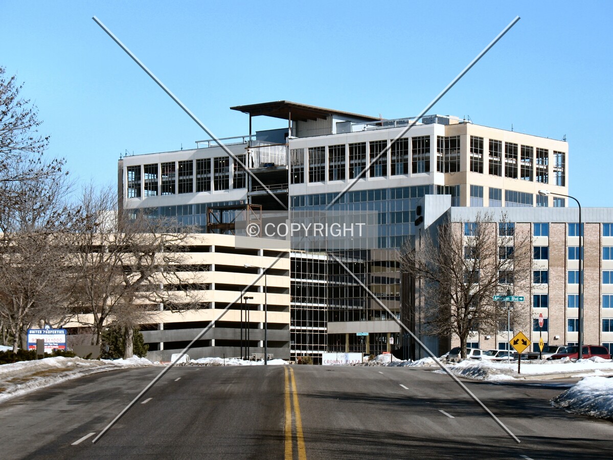 View to the north along Norman Center Drive
