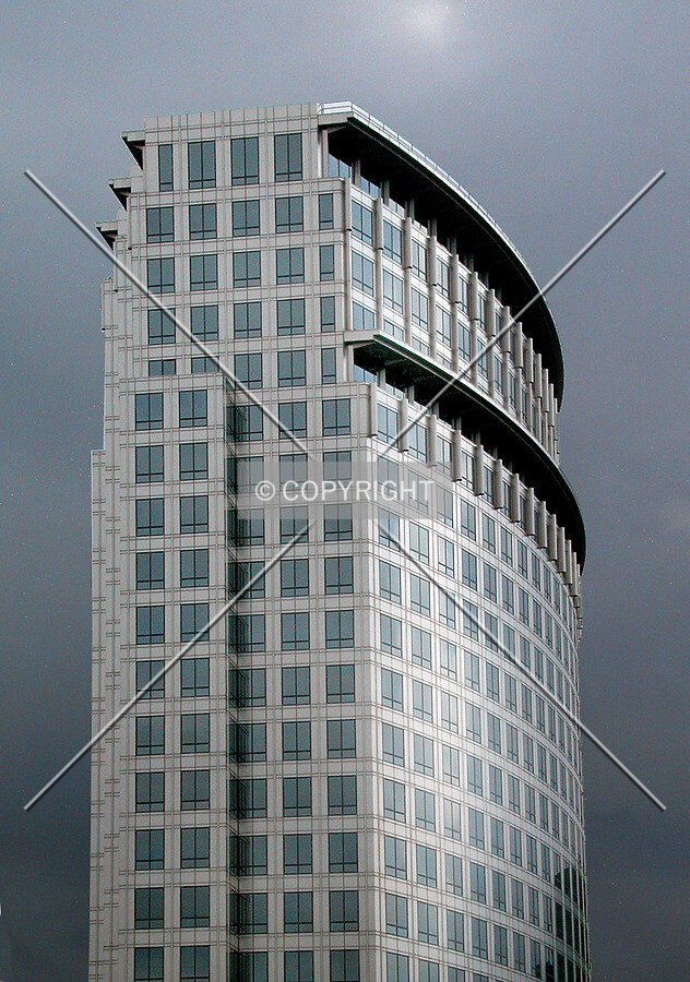 Upper floors on a rainy day