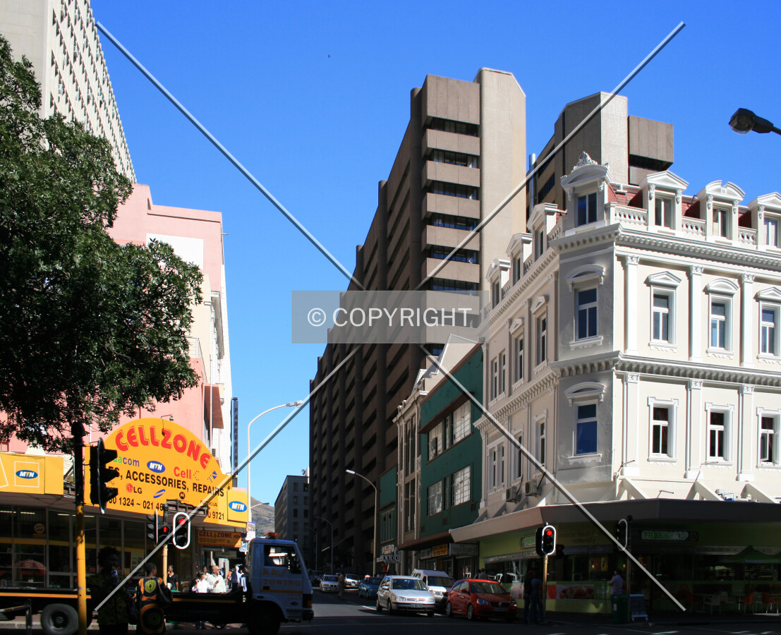 View down Plein Street