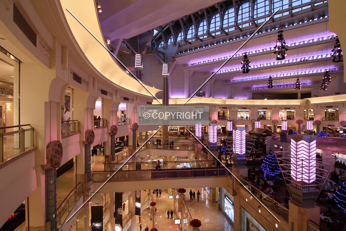 View of the mall