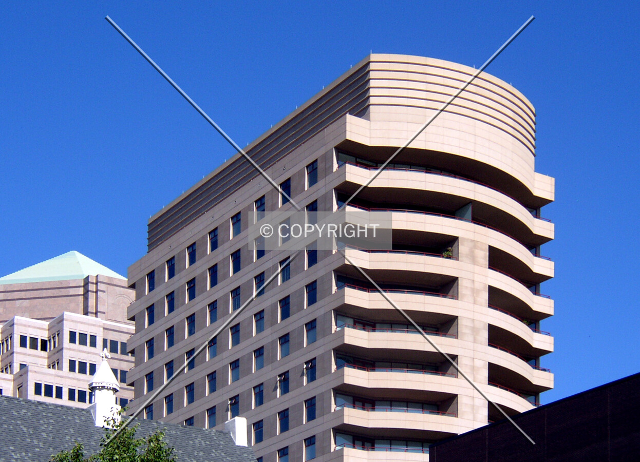 Upper floors from the west