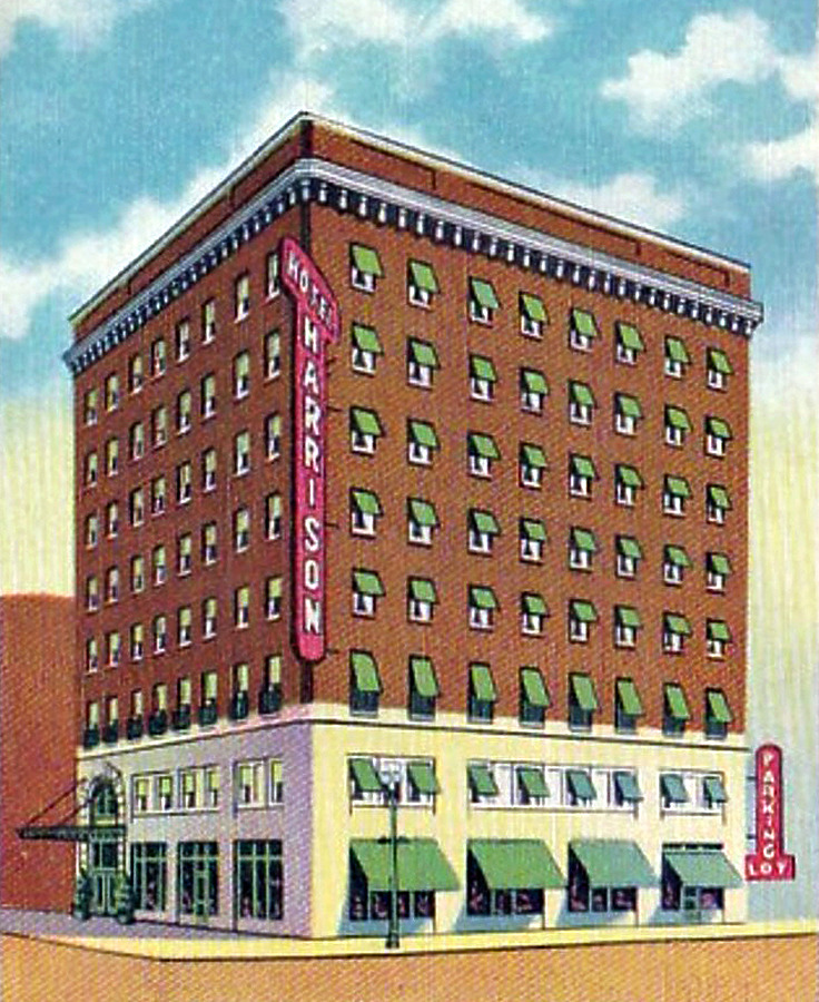 Vintage view from the northwest