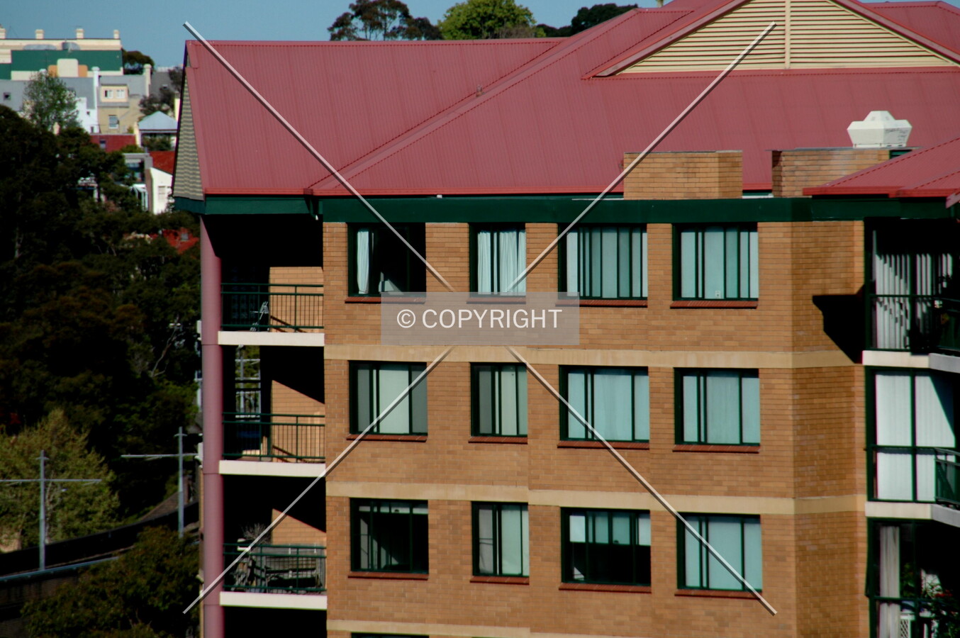 Top floors from south