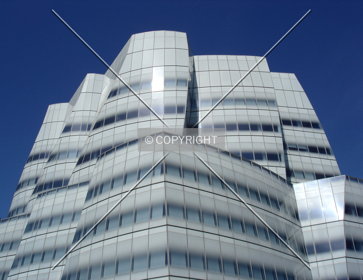 Looking up from the west