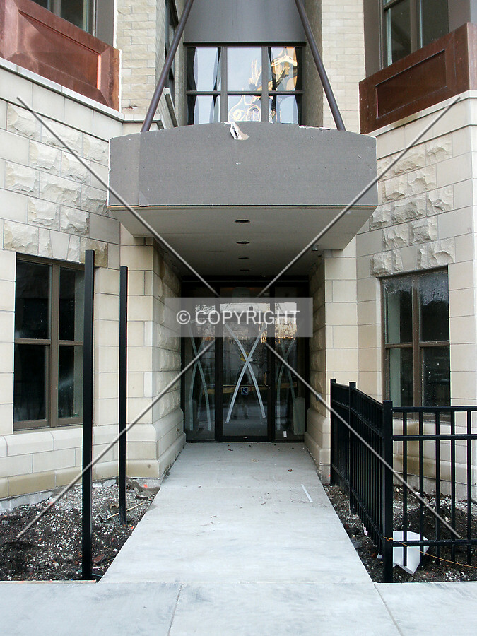 Southern entrance on Indiana Avenue
