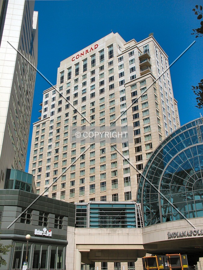 Looking up from the southwest, Artsgarden on the right
