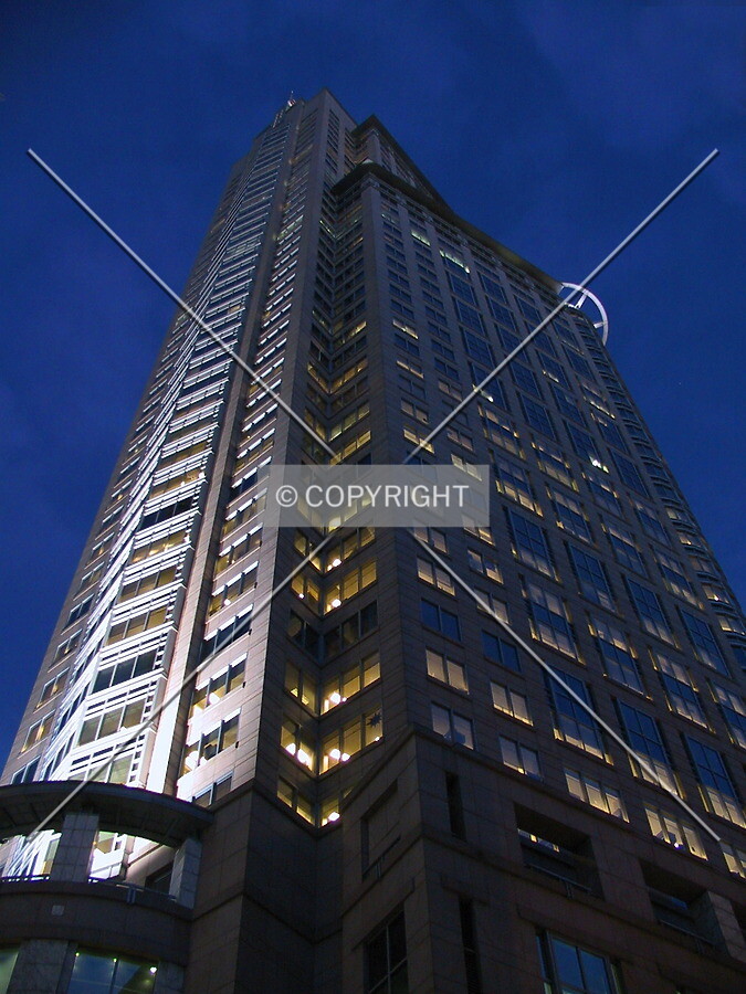 Looking up from Bent Street