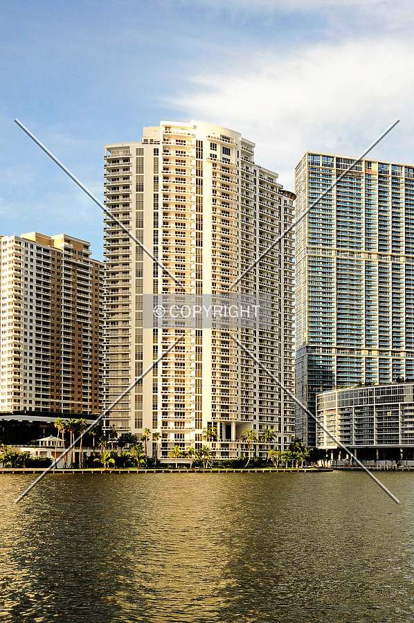 View from the north across the Miami River