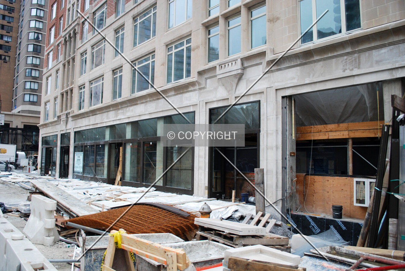Base along Lexington Avenue
