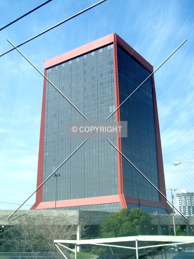 View from the southeast with Founders Tower in the background